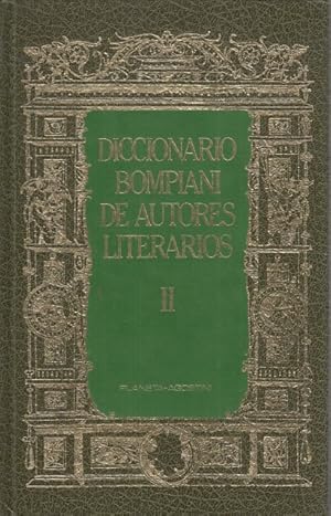 Bild des Verkufers fr DICCIONARIO BOMPIANI DE AUTORES LITERARIOS II zum Verkauf von Librera Vobiscum