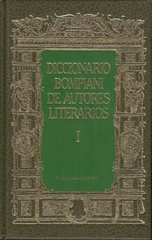 Bild des Verkufers fr DICCIONARIO BOMPIANI DE AUTORES LITERARIOS I (A-CZ) zum Verkauf von Librera Vobiscum