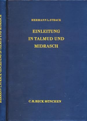 Bild des Verkufers fr Einleitung in Talmud und Midrasch. zum Verkauf von Versandantiquariat  Rainer Wlfel