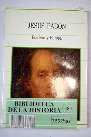 Bild des Verkufers fr Franklin y Europa zum Verkauf von Alcan Libros
