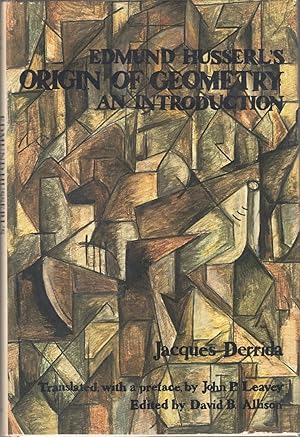 Imagen del vendedor de Origin of Geometry by Husserl, Edmund (1982) Hardcover a la venta por A Cappella Books, Inc.