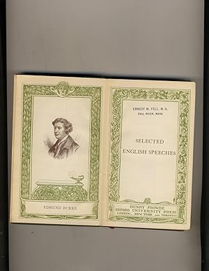 Seller image for Selected English Speeches for sale by Richard Lemay