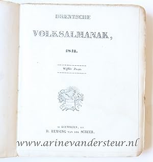 Drentsche Volksalmanak, 1841, vijfde jaar, te Koevorden bij D. Hemsing van der Scheer 262 pp.