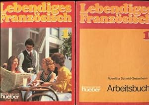 2 Sprachbücher: Lebendiges Franzsösisch 1 / Arbeitsbuch 1