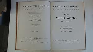 Imagen del vendedor de Complete Works XVIII. Minor Works for Piano. a la venta por Goldstone Rare Books