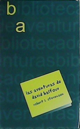 Immagine del venditore per Las aventuras de David Balfour. venduto da Librera y Editorial Renacimiento, S.A.