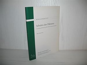 Imagen del vendedor de Schulen der Diktatur: Die Kaderausbildung der KPD-SED in Sachsen 1945 - 1952. Hrsg. vom Hannah-Arendt-Institut fr Totalitarismusforschung e.V. an der Technischen Universitt Dresden: Berichte und Studien ; Nr. 33; a la venta por buecheria, Einzelunternehmen