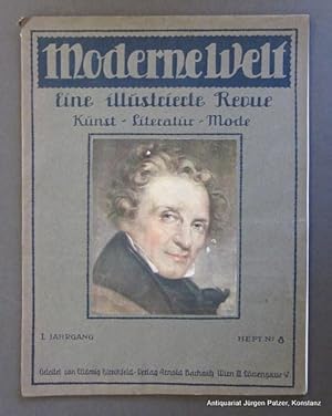 Eine illustrierte Revue. Kunst - Literatur - Mode. I. Jahrgang, Heft 8. Wien, Bachwitz, 1919. 4to...