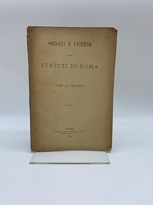 Origini e vicende degli Statuti di Roma