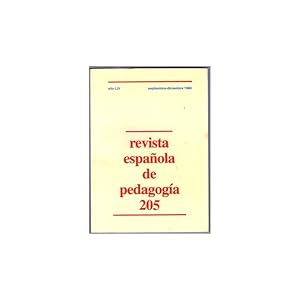 Imagen del vendedor de REVISTA ESPAOLA DE PEDAGOGA 205 a la venta por Librera Salamb