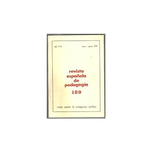 Seller image for REVISTA ESPAOLA DE PEDAGOGA 189 for sale by Librera Salamb