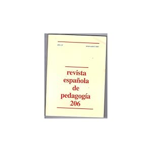 Imagen del vendedor de REVISTA ESPAOLA DE PEDAGOGA 206 a la venta por Librera Salamb