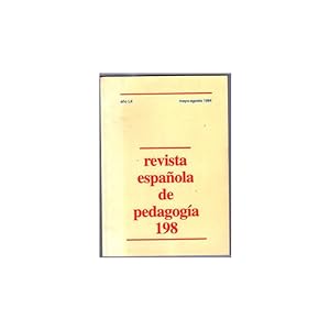 Seller image for REVISTA ESPAOLA DE PEDAGOGA 198 for sale by Librera Salamb