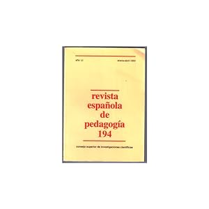 Seller image for REVISTA ESPAOLA DE PEDAGOGA 194 for sale by Librera Salamb