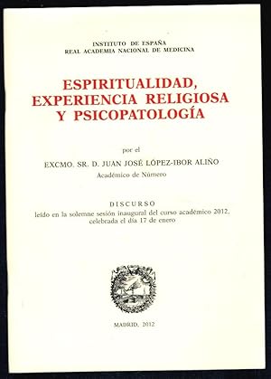 Imagen del vendedor de ESPIRITUALIDAD, EXPERIENCIA RELIGIOSA Y PSICOPATOLOGA a la venta por Librera Dilogo