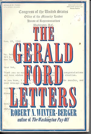 Immagine del venditore per The Gerald Ford Letters venduto da Ye Old Bookworm