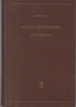 Seller image for Mathematische Formeln. for sale by Ant. Abrechnungs- und Forstservice ISHGW
