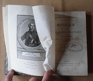 Seller image for Montcalm et le Canada Franais Essai historique , Troisime dition avec un portrait et deux cartes for sale by Benot HENRY