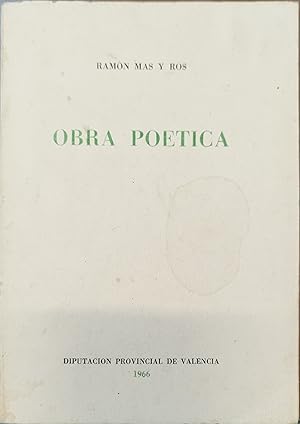 Seller image for OBRA POETICA for sale by AL TOSSAL