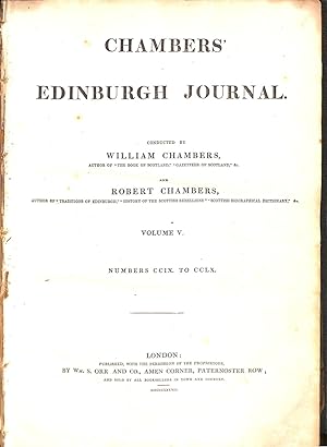 Bild des Verkufers fr Chambers' Edinburgh journal zum Verkauf von WeBuyBooks