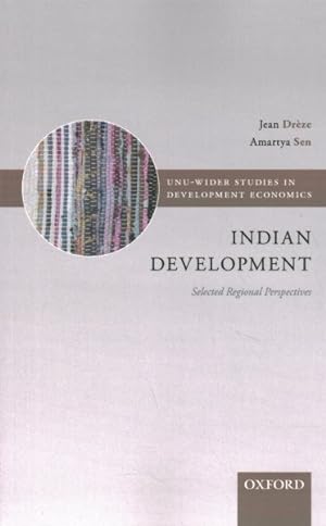 Bild des Verkufers fr Indian Development : Selected Regional Perspectives zum Verkauf von GreatBookPricesUK