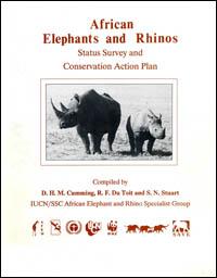 Bild des Verkufers fr African Elephants and Rhinos. Status Survey and Conservation Action Plan zum Verkauf von Schueling Buchkurier