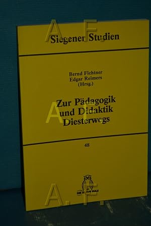 Bild des Verkufers fr Zur Pdagogik und Didaktik Diesterwegs (Siegener Studien Band 48) Bernd Fichtner , Edgar Reimers (Hrsg.) / zum Verkauf von Antiquarische Fundgrube e.U.