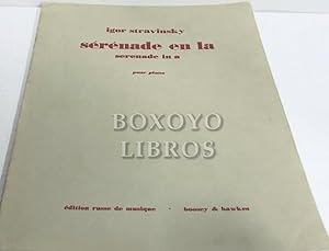 Sérénade en La/ Serenade in A en quatre mouvements pour piano