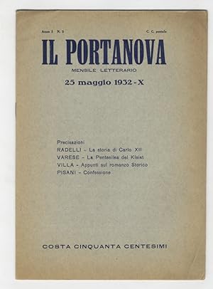 PORTANOVA (IL). Mensile letterario. Anno I. 1932, n. 5.