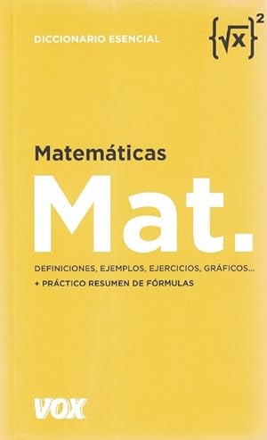 Imagen del vendedor de Matemáticas. a la venta por La Librería, Iberoamerikan. Buchhandlung