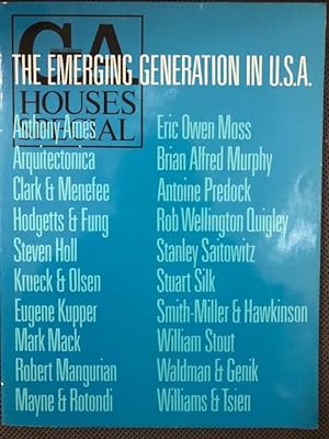 The Emerging Generation in U.S.A. GA Houses Special #2