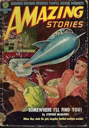 Image du vendeur pour AMAZING Stories: December, Dec. 1951 mis en vente par Books from the Crypt