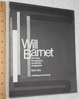 Seller image for Will Barnett, Etchings, Lithographs, Woodcuts, Serigraphs, 1932-1972 for sale by Dilly Dally