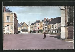 Carte postale Guerche-de-Bretagne, Place de l'Eglise