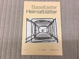 Seller image for Baselbieter Heimatbltter. Nr. 3, 81. Jahrgang, September 2016 for sale by Genossenschaft Poete-Nscht