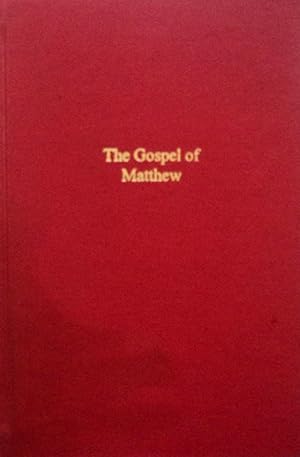 Immagine del venditore per The Gospel of Matthew (The Mellen Biblical Commentary: New Testament Series, Volume 1, Book 2) venduto da School Haus Books