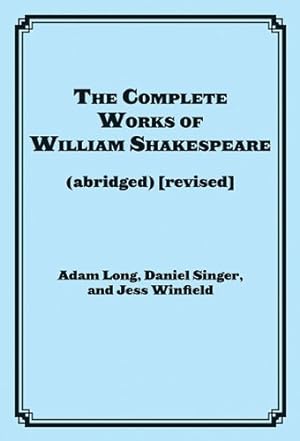 Seller image for The Complete Works of William Shakespeare (abridged) [revised]: Actor's Edition [Soft Cover ] for sale by booksXpress