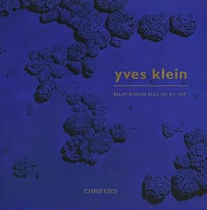 Seller image for Yves Klein. Relief ponge bleu (RE 51) 1959. for sale by Hatt Rare Books ILAB & CINOA