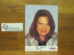 Bild des Verkufers fr Original Autogramm Stefanie Tcking (1962-2018) SWR3 Formel Eins /// Autogramm Autograph signiert signed signee zum Verkauf von Antiquariat im Kaiserviertel | Wimbauer Buchversand