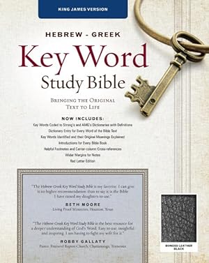 Image du vendeur pour Hebrew-Greek Key Word Study Bible : King James Version, Black Bonded Leather: Key Insights Into God's Word mis en vente par GreatBookPrices