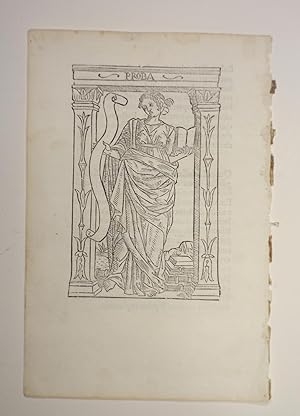 Bild des Verkufers fr Discordantiae sanctorum doctorum Hieronymi et Augustini: Sibylla (Sibylle) Proba (GW 3387, HCR 2453). zum Verkauf von Versandantiquariat Christine Laist