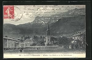 Carte postale Claix, Les Hôtels et le Pic Saint-Michel