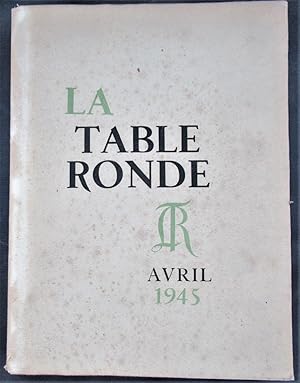 La Table Ronde. Avril 1945