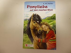 Bild des Verkufers fr Ponyliebe auf den zweiten Blick. Schneider-Buch. Hardcover zum Verkauf von Deichkieker Bcherkiste