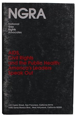 AIDS, Civil Rights and the Public Health: America's Leaders Speak Out [Cover title]