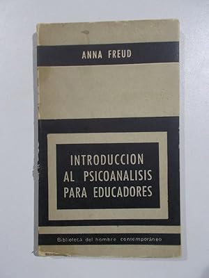 Introducción al psicoanalisis para educadores