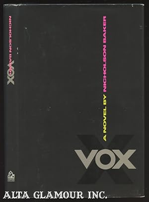 Imagen del vendedor de VOX; A novel a la venta por Alta-Glamour Inc.