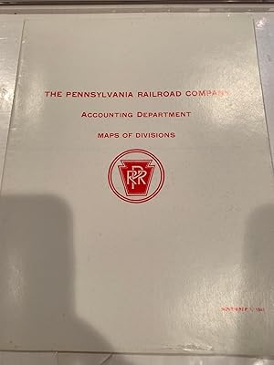 THE PENNSYLVANIA RAILROAD COMPANY ACCOUNTING DEPARTMENT maps of devisions