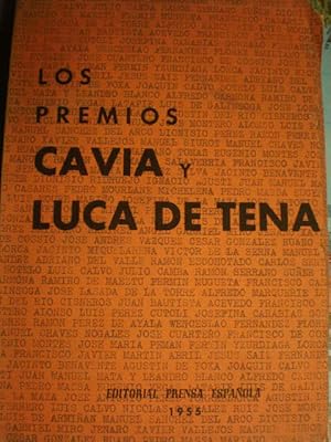 Seller image for Los Premios de ABC. Mariano de Cavia y Luca de Tena for sale by Librera Antonio Azorn