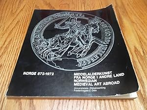 Seller image for Norwegian Medieval Art Abroad; Norge 872-1972 for sale by Eastburn Books